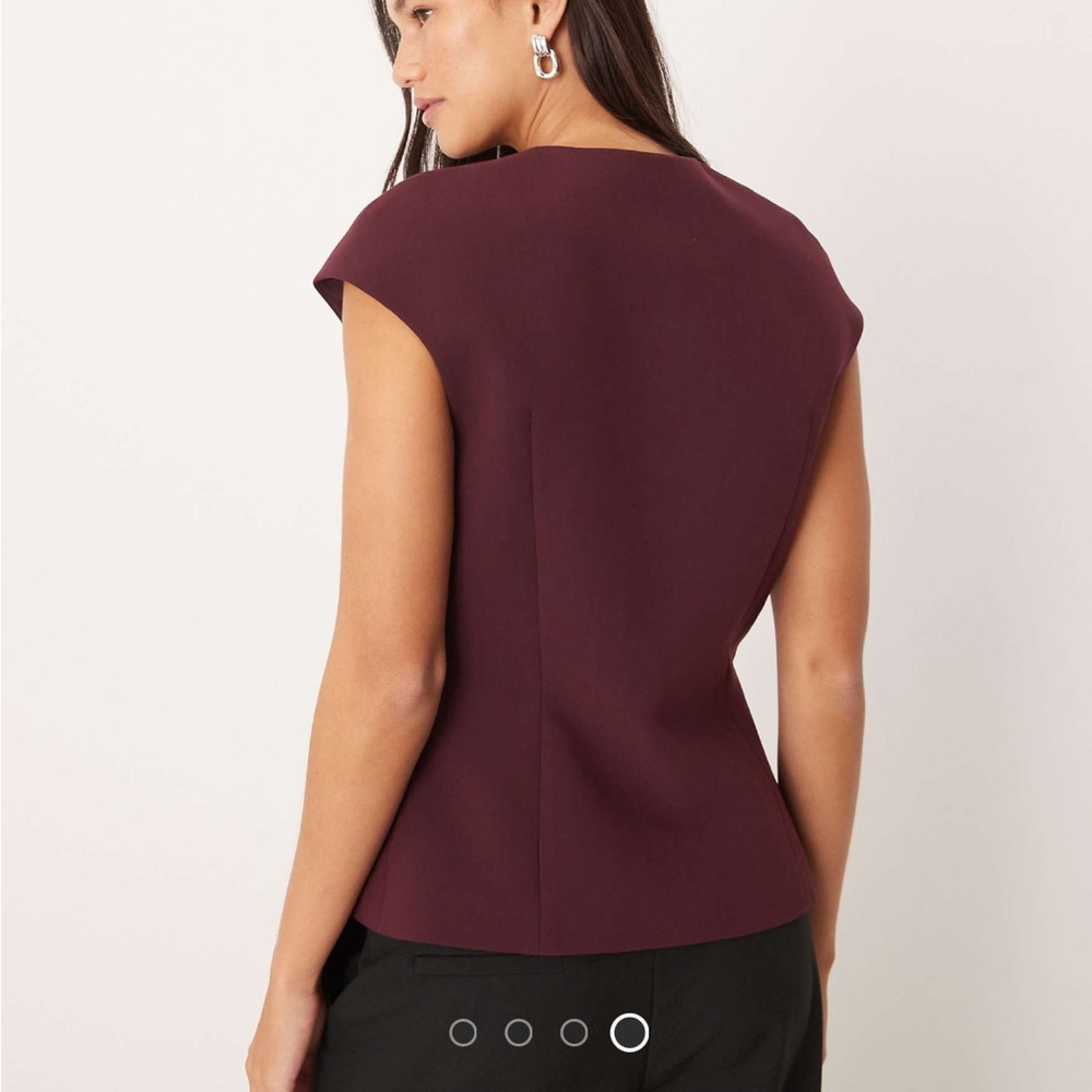 ASOS Design Grown-On Cap Sleeve Vest - Picture 4 of 7